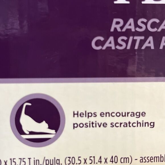 HEART TO TAIL TAILGATE CAT SCRATCHING PLAYHOUSE WITH CATNIP CAT HOUSE NEW IN BOX - Picture 5 of 9